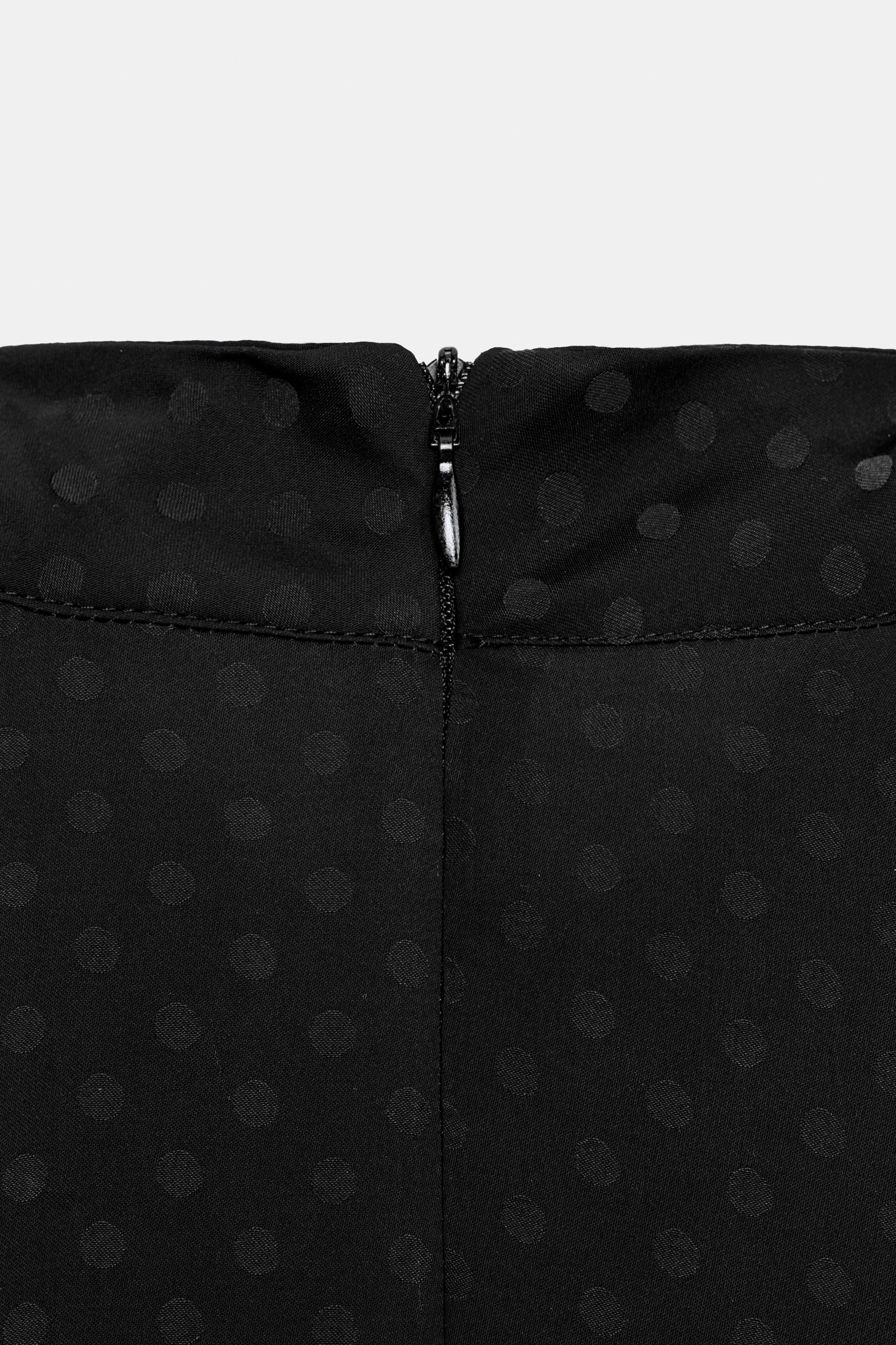LONG POLKA-DOT DRESS